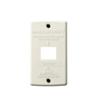 STEEL Switch plate 1穴BU  990円
