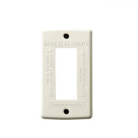 STEEL Switch plate 3穴BU  990円
