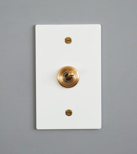 ホワイトスチールプレート １スイッチ 4,290円